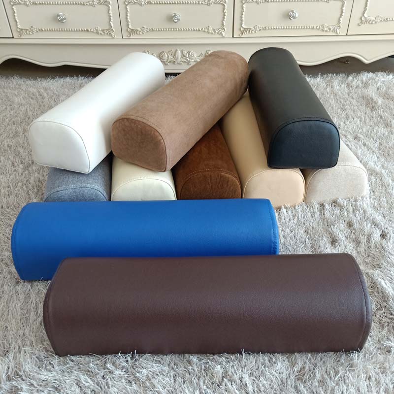 Neck Traction Pillow - หนังหมอนกึ่งม้วนหมอนข้อเท้าเข่าสนับสนุนขา Elevation กลับเอวคอปวดบรรเทาโฟมความหนาแน่นนวดเตียงตาราง