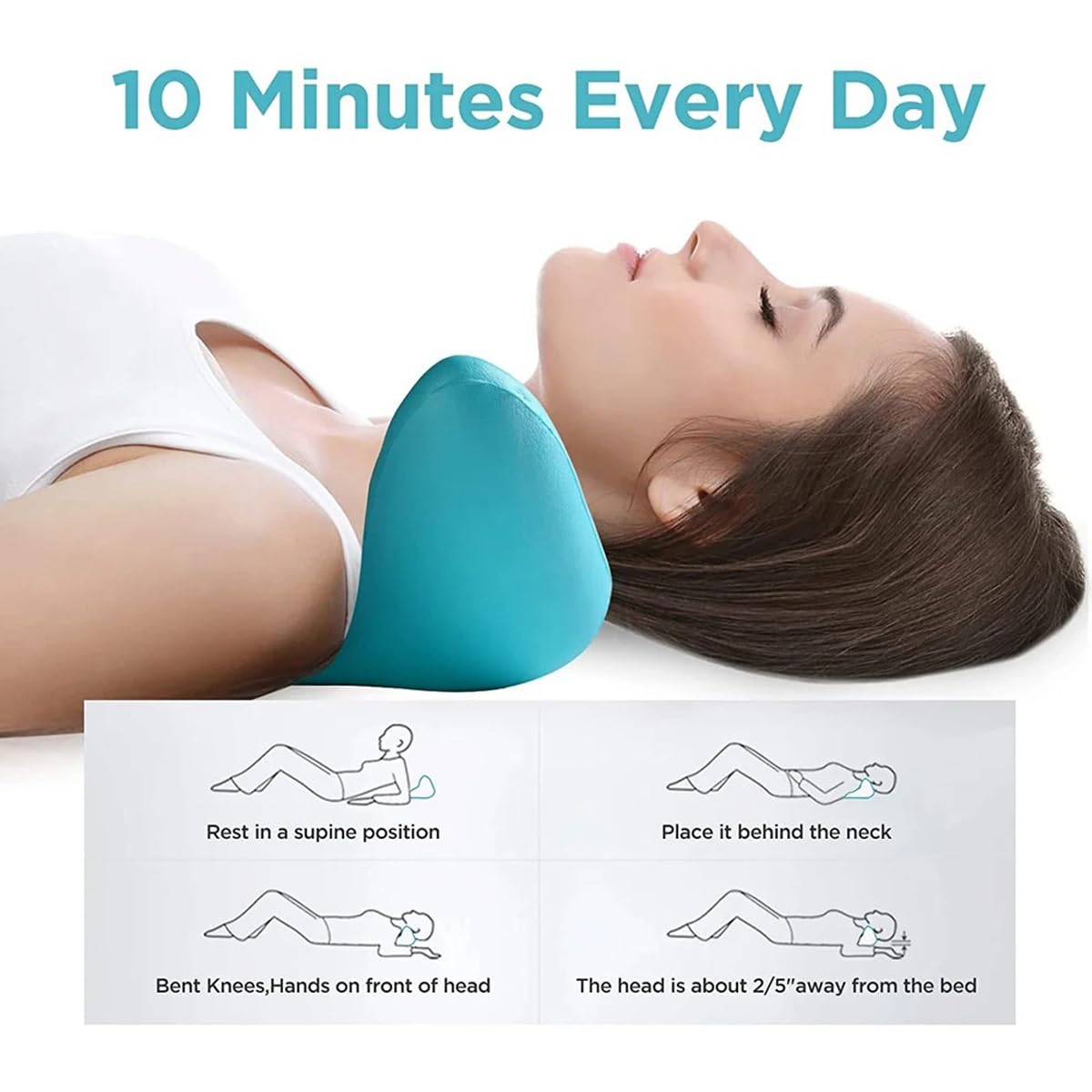 เครื่องผ่อนคลายคอและไหล่, อุปก - Neck Traction Pillow บทวิจารณ์และราคา