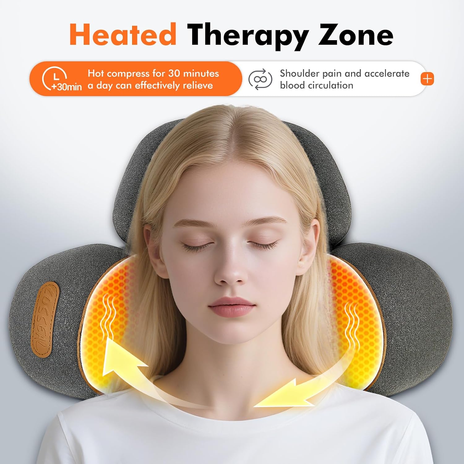หมอนนวดคอ 3-in-1 พร้อมระบบทำคว - Neck Traction Pillow บทวิจารณ์และราคา