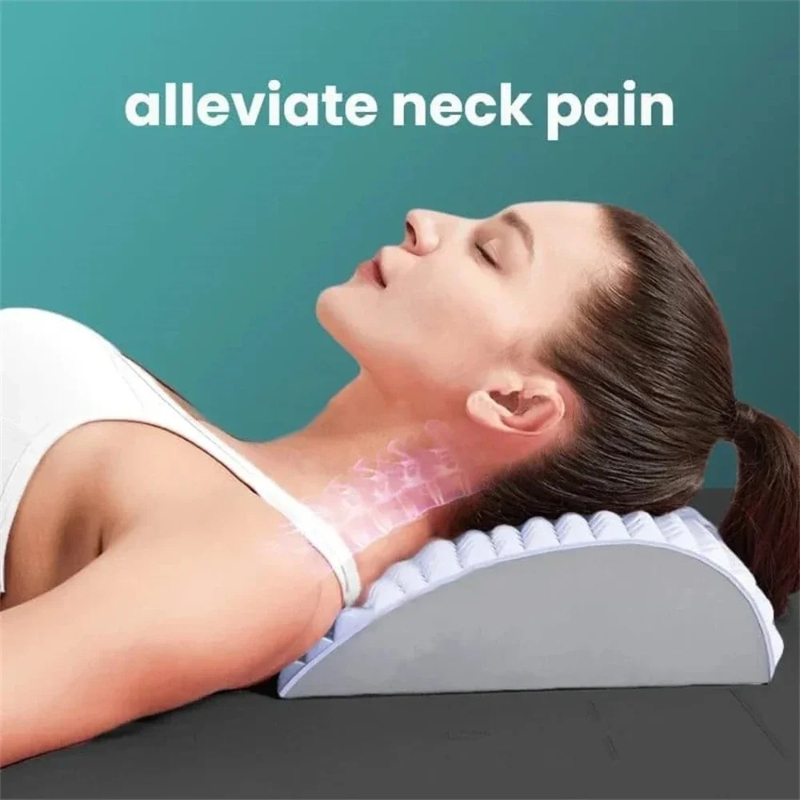 หมอนรองหลัง นวดเอว บรรเทาอาการ - Neck Traction Pillow บทวิจารณ์และราคา