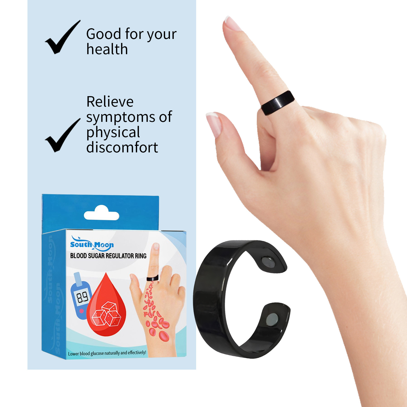 แหวนเพื่อสุขภาพแบบสวมใส่ได้ อุ - Wellness Health. Ring บทวิจารณ์และราคา