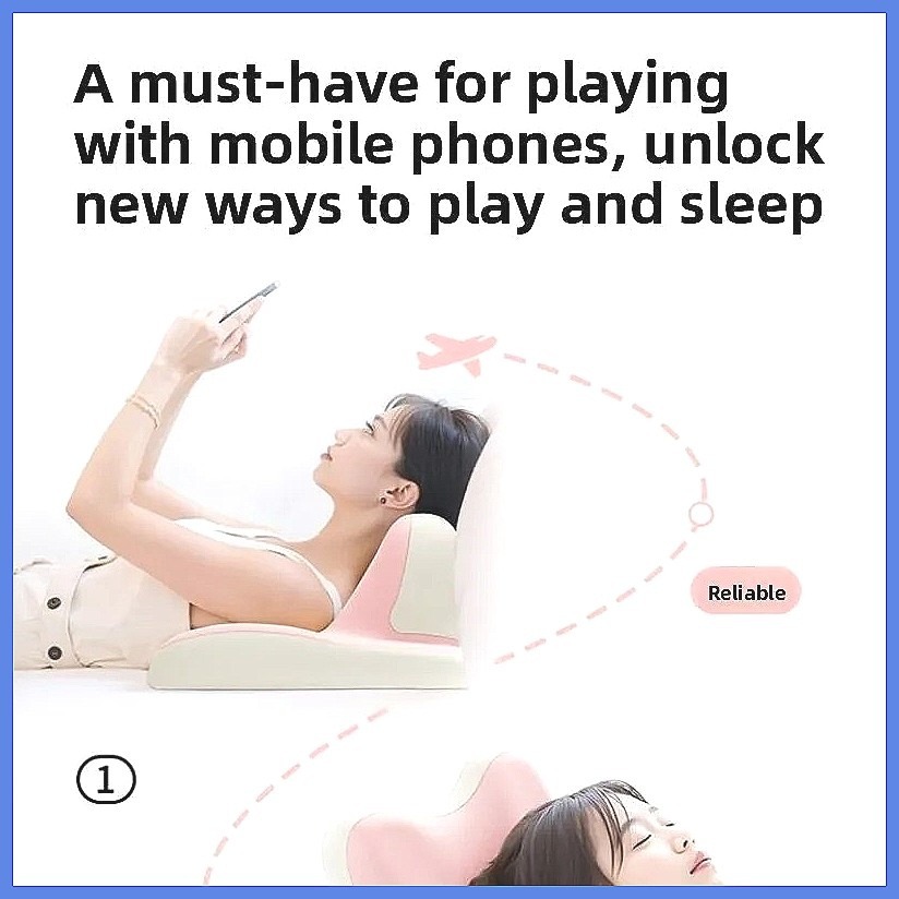 หมอนเมมโมรี่โฟมสำหรับการนอนหลั - Neck Traction Pillow บทวิจารณ์และราคา
