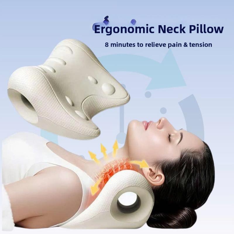 หมอนนวดคอและไหล่ตามหลักสรีรศาส - Neck Traction Pillow บทวิจารณ์และราคา